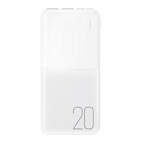 XO PR252 Lighted Mobile Power 20000mAh Λευκό XO PR252 Lighted Mobile Power 20000mAh Λευκό