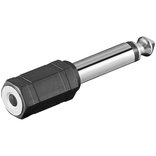 Μετατροπέας Mono 6.35mm / Mono 3.5mm Θηλ. Μετατροπέας Mono 6.35mm / Mono 3.5mm Θηλ.