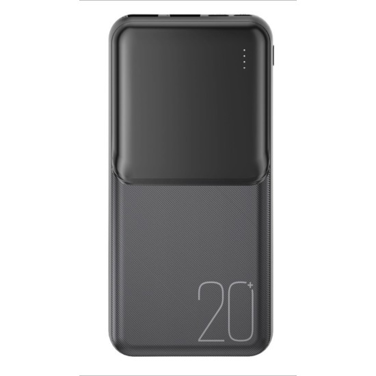 XO PR252 Lighted Mobile Power 20000mAh Μαύρο