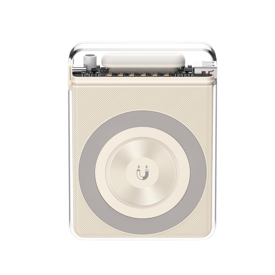 XO PR226 Mini Transparent Light Display Magnetic Absorption Fast Charging 10000mAh (Off-White) XO PR226 Mini Transparent Light Display Magnetic Absorption Fast Charging 10000mAh (Off-White)