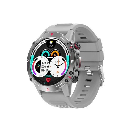 XO J7 Amoled Star Round Smart Sports Call Watch (Γκρι) XO J7 Amoled Star Round Smart Sports Call Watch (Γκρι)
