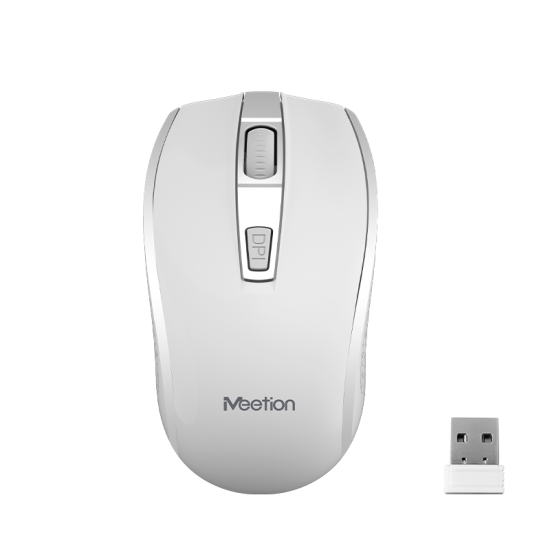 Meetion MT-R560 2.4G Ασύρματο Ποντίκι / Άσπρο Meetion MT-R560 2.4G Ασύρματο Ποντίκι / Άσπρο