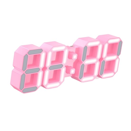 EDUP EH-LEDNI-B-1 Ρολόι τοίχου 3D LED 5,2" Μίνι Ροζ EDUP EH-LEDNI-B-1 Ρολόι τοίχου 3D LED 5,2" Μίνι Ροζ