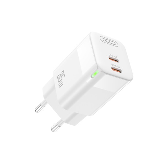 XO CE07 (EU) Διπλός Φορτιστής PD GaN XO CE07 (EU) Διπλός Φορτιστής PD GaN
