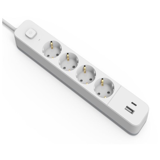 Entac Πολύπριζο 4 Θέσεων Με Διακόπτη D2 1.5m 1xUSB-A x 1xUSB-C 3G1.5 Entac Πολύπριζο 4 Θέσεων Με Διακόπτη D2 1.5m 1xUSB-A x 1xUSB-C 3G1.5
