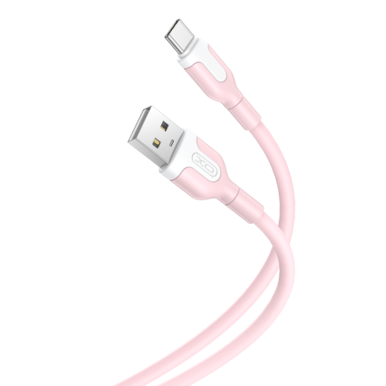 XO NB212 2.1A USB Καλώδιο Για Type-C 1m Ρόζ XO NB212 2.1A USB Καλώδιο Για Type-C 1m Ρόζ