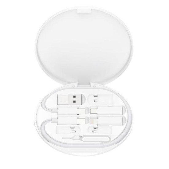XO CX031 Adapter Family Box + Μαγνητικός ασύρματος φορτιστής 15W Λευκό XO CX031 Adapter Family Box + Μαγνητικός ασύρματος φορτιστής 15W Λευκό
