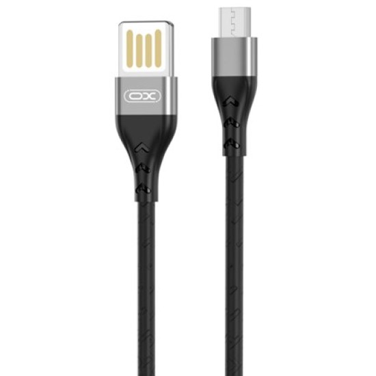 XO NB188 2.4A Διπλής Φοράς Φόρτιση USB Micro 1m Γκρί XO NB188 2.4A Διπλής Φοράς Φόρτιση USB Micro 1m Γκρί