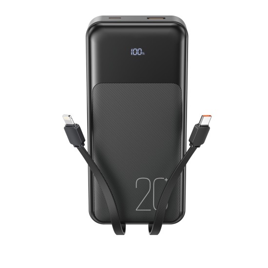 XO PR249 USB-C / USB-A Powerbank Γρήγορης Φόρτισης με Ψηφιακή Οθόνη Μαύρο XO PR249 USB-C / USB-A Powerbank Γρήγορης Φόρτισης με Ψηφιακή Οθόνη Μαύρο