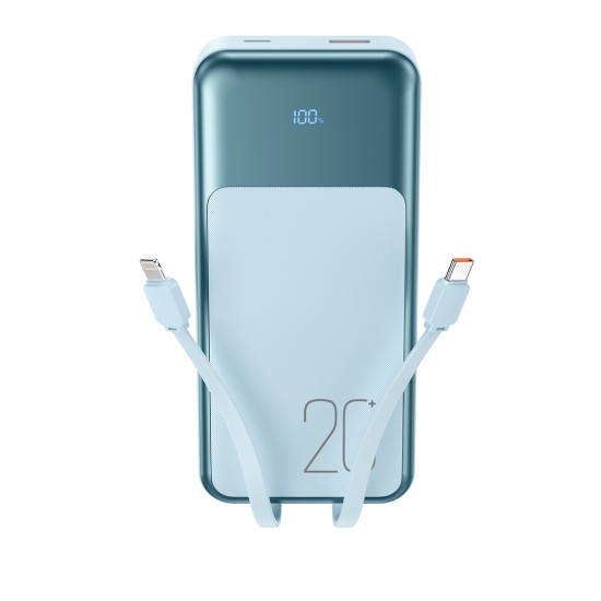 XO PR249 USB-C / USB-A Powerbank Γρήγορης Φόρτισης με Ψηφιακή Οθόνη Μπλε XO PR249 USB-C / USB-A Powerbank Γρήγορης Φόρτισης με Ψηφιακή Οθόνη Μπλε