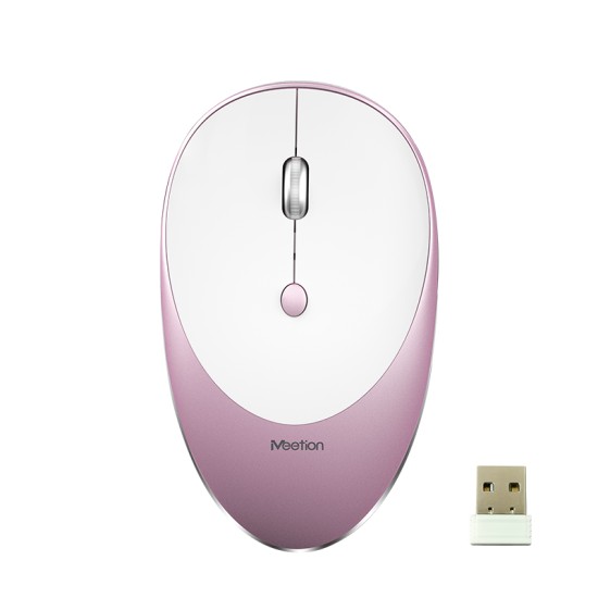 Meetion MT-R600 2.4G Ασύρματο Ποντίκι / Ροζέ Χρυσό Meetion MT-R600 2.4G Ασύρματο Ποντίκι / Ροζέ Χρυσό