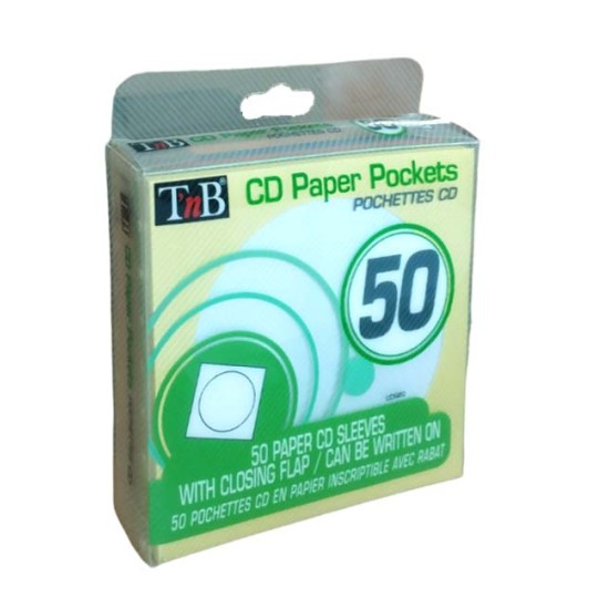 Χάρτινα Καλύμματα CD 50τμχ Χάρτινα Καλύμματα CD 50τμχ